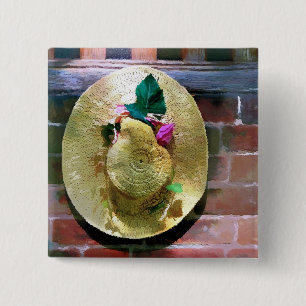 BADGE CARRÉ 5 CM BONNET