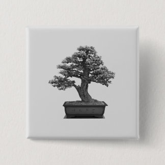 Badge Carré 5 Cm bonsaï
