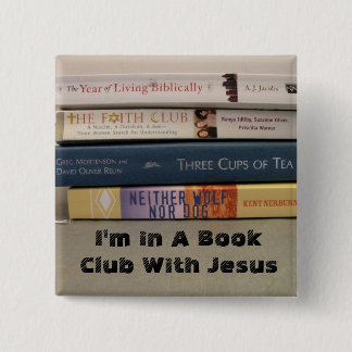 Badge Carré 5 Cm bookclub