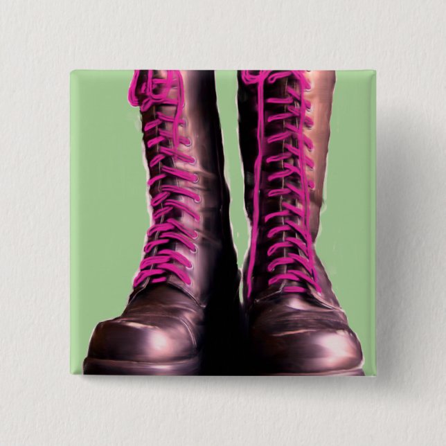 Badge Carré 5 Cm Bottes de Bink (Devant)