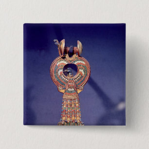 Badge Carré 5 Cm Boucle d'oreille droite des boucles d'oreille