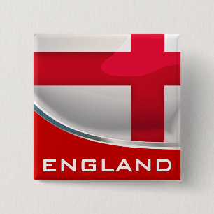 Badge Carré 5 Cm Bouclier d'Angleterre