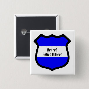 Badge Carré 5 Cm Bouclier de St-Michel