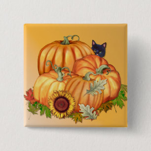 Badge Carré 5 Cm Bounty d'automne