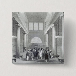 Badge Carré 5 Cm Bourse des valeurs