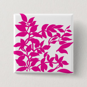 Badge Carré 5 Cm Bouton