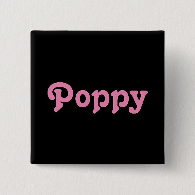 Badge Carré 5 Cm Bouton (Devant)