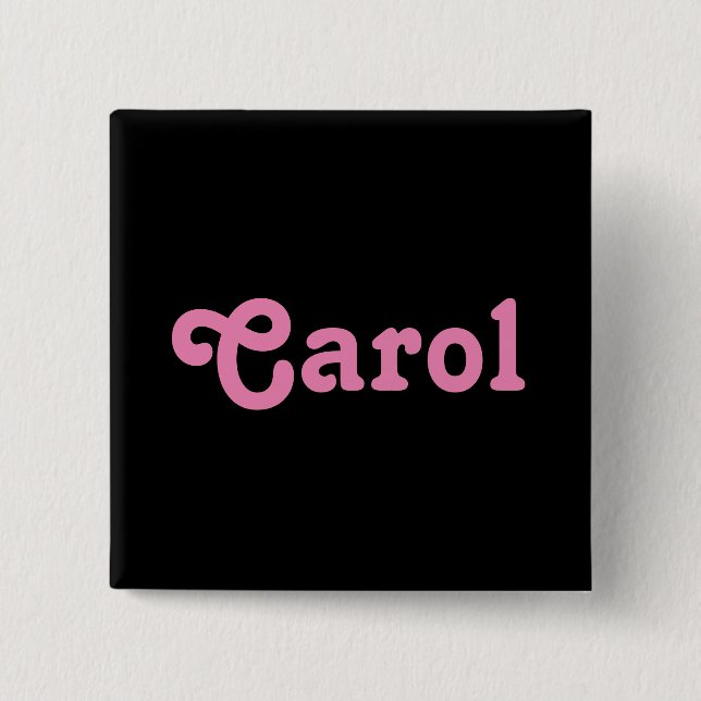 Badge Carré 5 Cm Bouton (Devant)