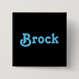 Badge Carré 5 Cm Bouton