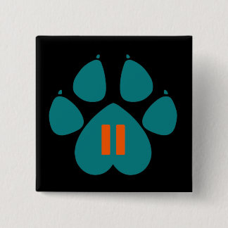Badge Carré 5 Cm Bouton