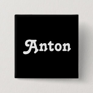 Badge Carré 5 Cm Bouton
