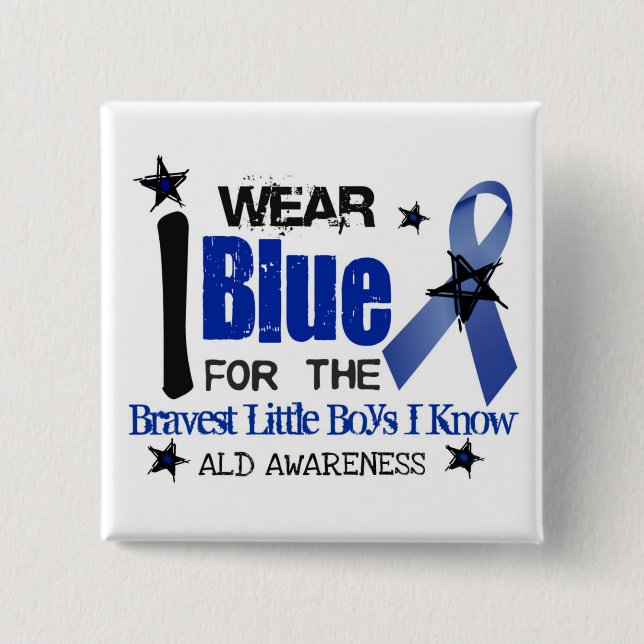 Badge Carré 5 Cm Bouton (Devant)