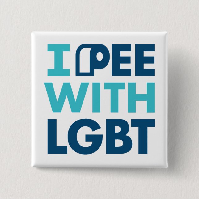 Badge Carré 5 Cm Bouton (Devant)