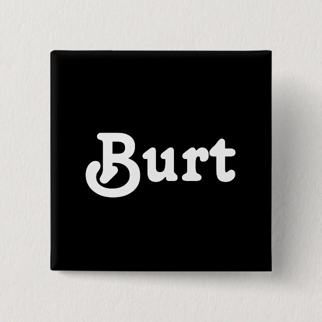 Badge Carré 5 Cm Bouton (Devant)