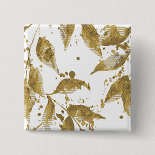Badge Carré 5 Cm Bouton