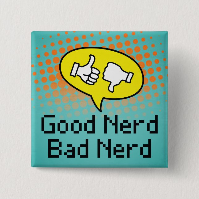 Badge Carré 5 Cm Bouton (2" carré) (Devant)