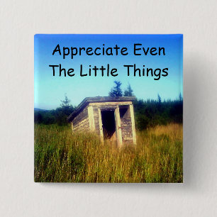 Badge Carré 5 Cm Bouton abandonné de dépendance