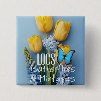 Badge Carré 5 Cm Bouton Ahsek Novel LBM 1
