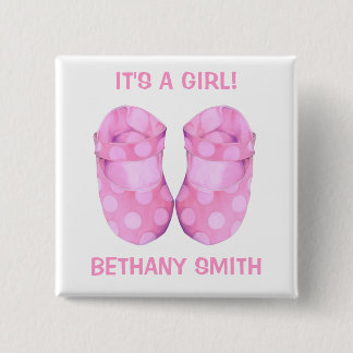 Badge Carré 5 Cm Bouton Bébé Garçons