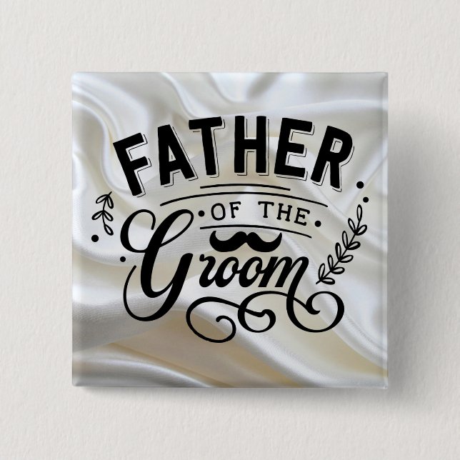 Badge Carré 5 Cm - Bouton Carré (Devant)