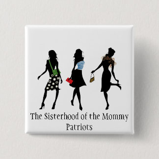 Badge Carré 5 Cm Bouton carré