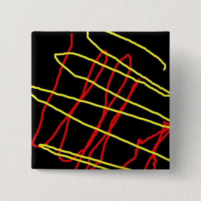 Badge Carré 5 Cm Bouton carré (Devant)