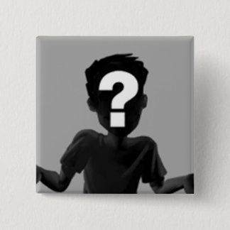 Badge Carré 5 Cm Bouton carré