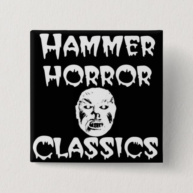 Badge Carré 5 Cm Bouton carré (Devant)