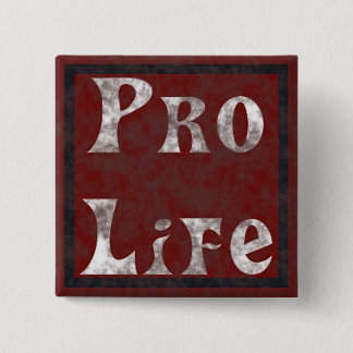 Badge Carré 5 Cm Bouton carré