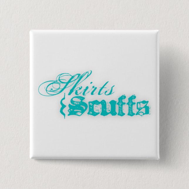 Badge Carré 5 Cm Bouton carré (Devant)