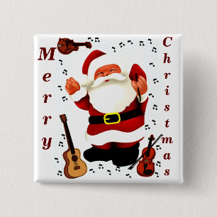 Badge Carré 5 Cm Bouton carré