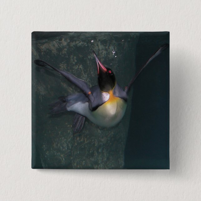 Badge Carré 5 Cm Bouton carré (Devant)