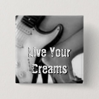 Badge Carré 5 Cm Bouton carré