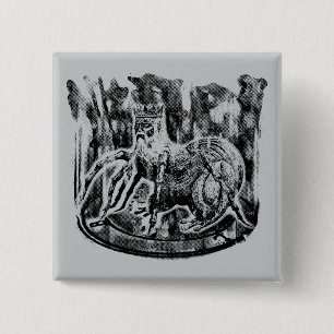 Badge Carré 5 Cm Bouton Carré Bael