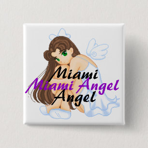 Badge Carré 5 Cm Bouton carré - customisé