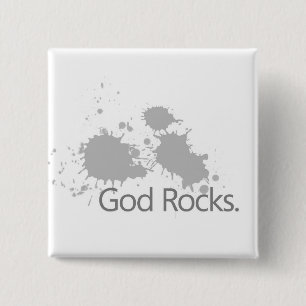 Badge Carré 5 Cm Bouton carré - customisé