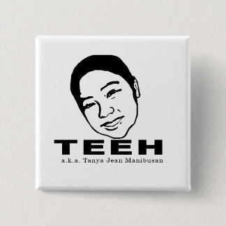 Badge Carré 5 Cm Bouton carré - customisé