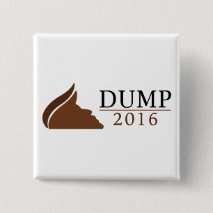 Badge Carré 5 Cm Bouton carré d'Anti-Atout (décharge   2016)