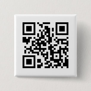 Badge Carré 5 Cm Bouton carré de code de QR