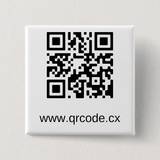 Badge Carré 5 Cm Bouton carré de coutume