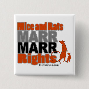 Badge Carré 5 Cm Bouton carré de logo de MARR