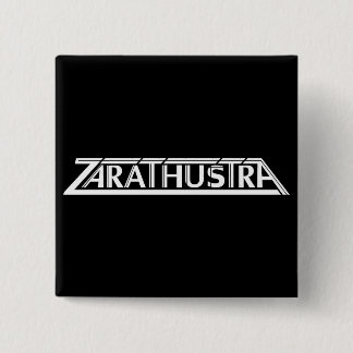 Badge Carré 5 Cm Bouton carré de logo de Zarathustra petit