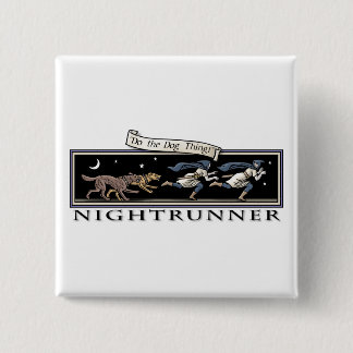 Badge Carré 5 Cm Bouton carré de Nightrunner