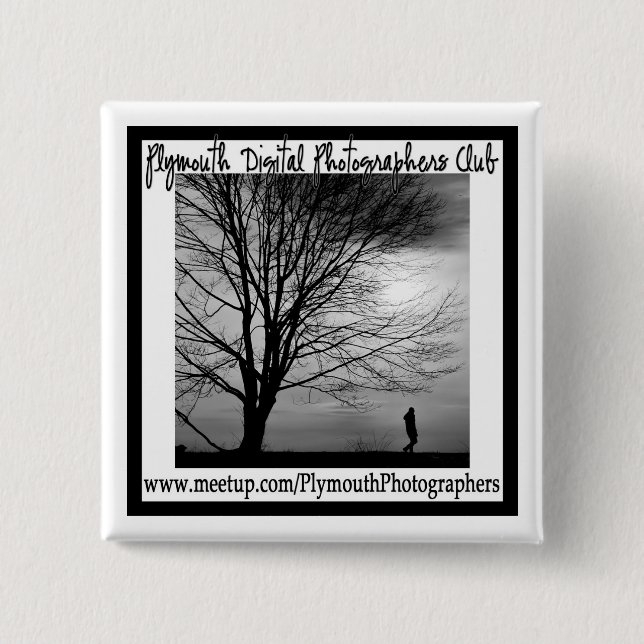 Badge Carré 5 Cm Bouton carré de PDP (Devant)