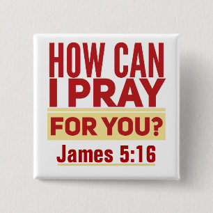 Badge Carré 5 Cm Bouton Carré de prie
