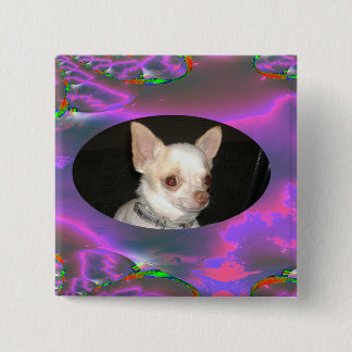 Badge Carré 5 Cm Bouton carré de rad Roddo