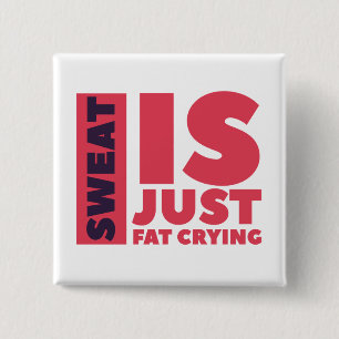 Badge Carré 5 Cm Bouton Carré de transpiration