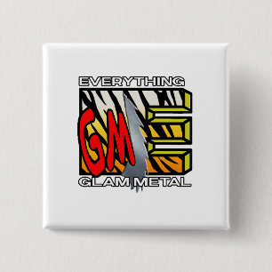 Badge Carré 5 Cm Bouton Carré du logo sans droit EGM