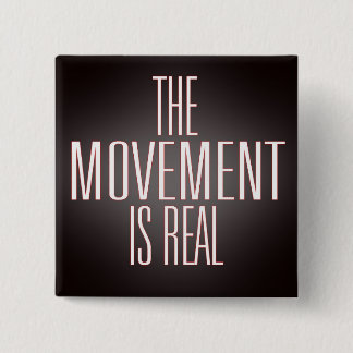 Badge Carré 5 Cm Bouton carré le mouvement