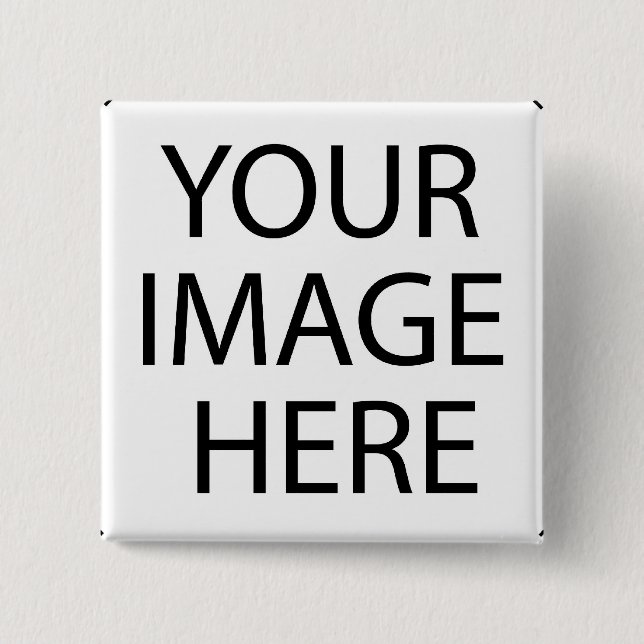 Badge Carré 5 Cm bouton carré personnalisable (Devant)